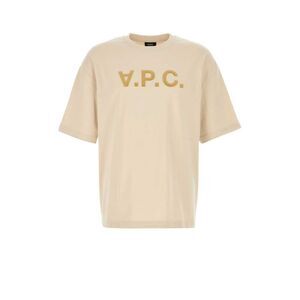 A.P.C. Men Ivory Cotton Oversize T-Shirt